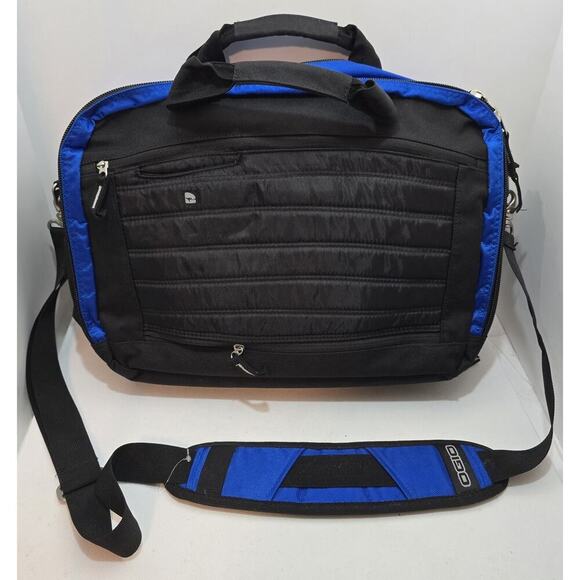 OGIO Wharton Logo Laptop Tablet Shoulder Bag 18"x13" Black NWOT - Picture 2 of 12